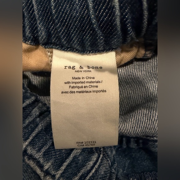 Rag & Bone Ultra Featherweight Logan Beach Denim Pant in DelMar Size 30 - Picture 8 of 10